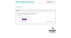 Desktop Screenshot of login.utsikt.se